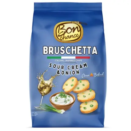 Bon Chance Bruschetta Sour Cream and Onion 120g