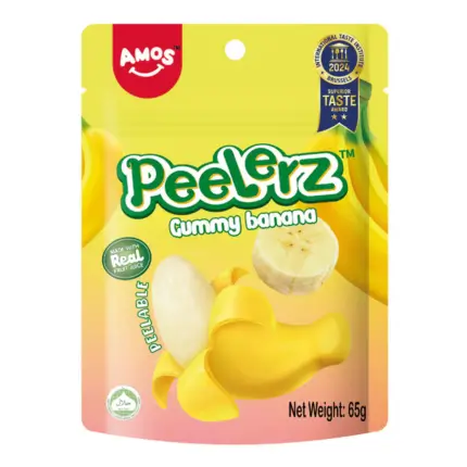 Amos Peelerz Banana Peelable Gummy 65g
