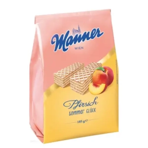 Manner Pfirsich Sommerwaffer 185g