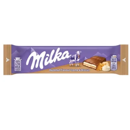 Milka Hazelnut Creme & Biscuit 46g