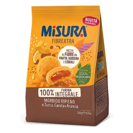 Misura Fibrextra Biscotti Zucca Carota 260g