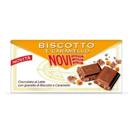 Novi Biscotto e Caramello 100g
