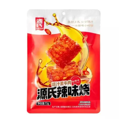 Genji Latiao Gluten Chunk Burn Hot & Spicy 72g