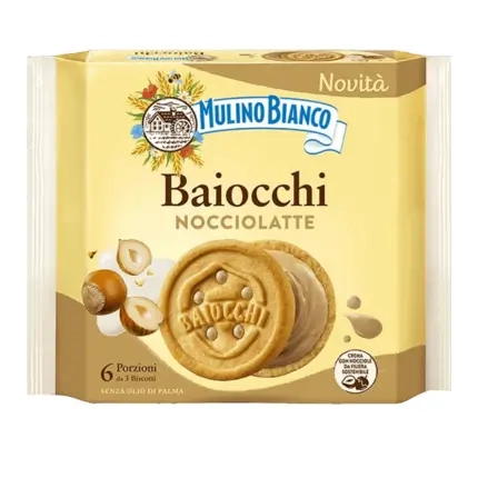 Mulino Bianco Baiocchi Nocciolatte 168g