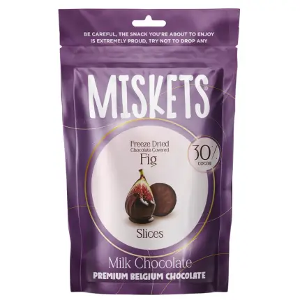 Miskets Fig Milk Chocolate 80g