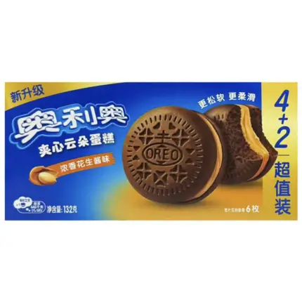 Oreo Sandwich Cloud Peanut Butter 132g