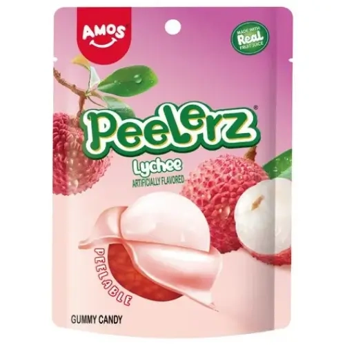 Amos Peelerz Lychee Peelable Gummy 65g