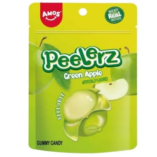Amos Peelerz Green Apple Peelable Gummy 65g