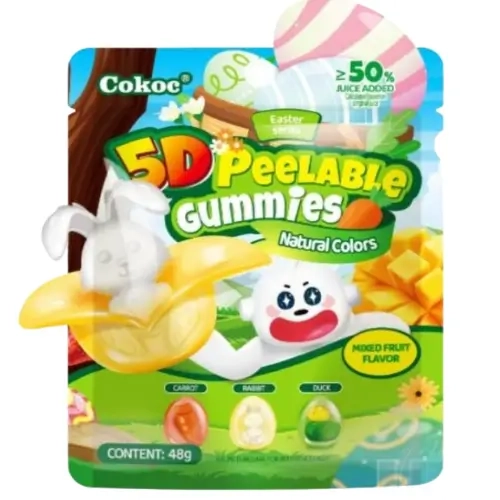 Cokoc Peelable Gummies Easter Mixed Fruit 60g