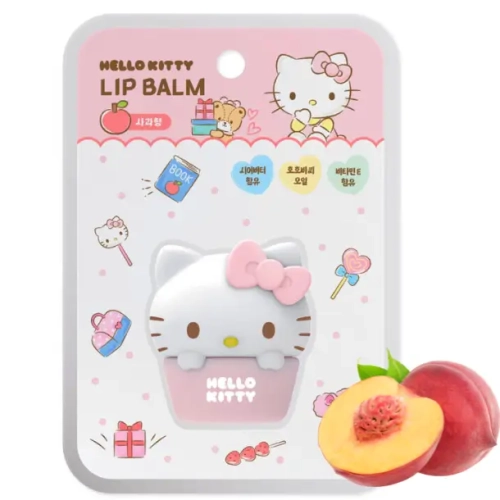 Koreański Balsam do ust Hello Kity Brzoskwinia 8ml