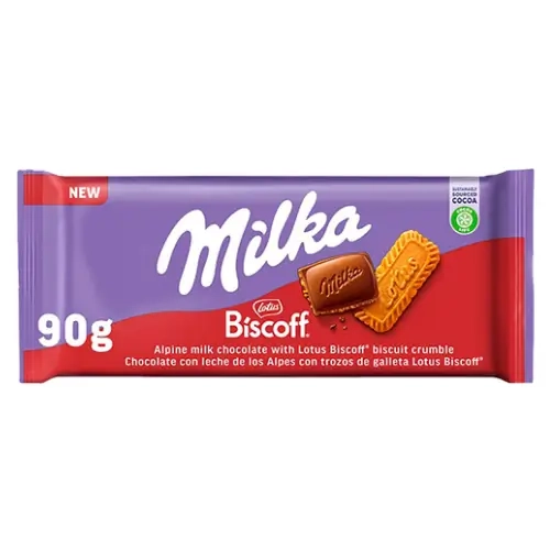Milka Lotus Biscoff Chocolate 90g