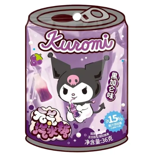 Qi Kuromi Blackcurrant Soda Gummy 36g