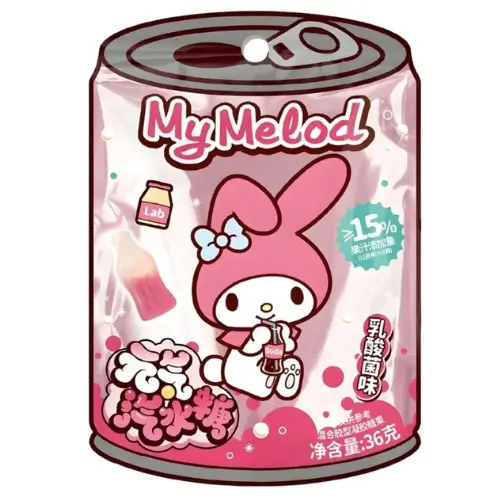 Qi My Melody Yoghurt Soda Gummy 36g