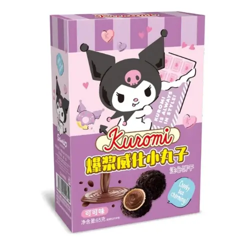 Qi Kuromi Chocolate Lava Crispy Rice Balls 65g
