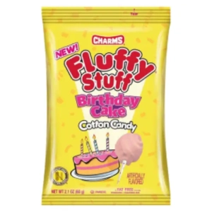 Charms Fluffy Stuff Birthday Cake Cotton Candy 60g