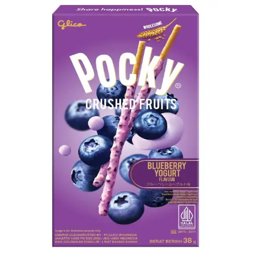 Pocky Crushed Fruits Blueberry Yoghurt 38g