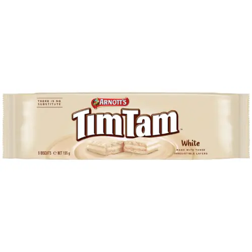 Arnott's Tim Tam White Chocolate 165g