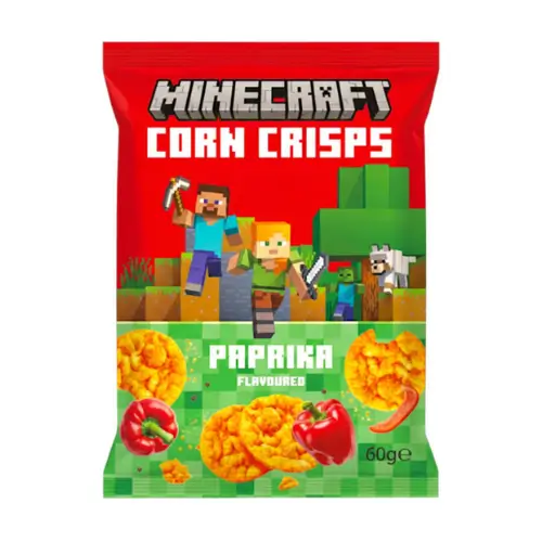 Minecraft Corn Crisps Paprika 60g