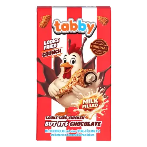 Tabby Chicken Leg Chocolate 50g