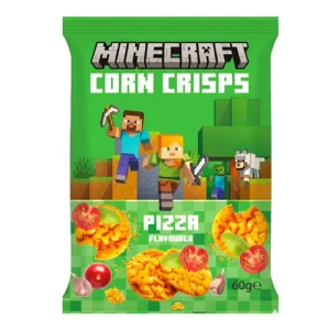 Minecraft Corn Crisps Pizza 60g