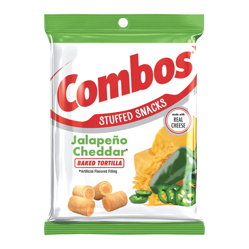 Combos Jalapeno Cheddar Tortilla, nadziewane, lekko ostre precle / Słodyczowo sklep